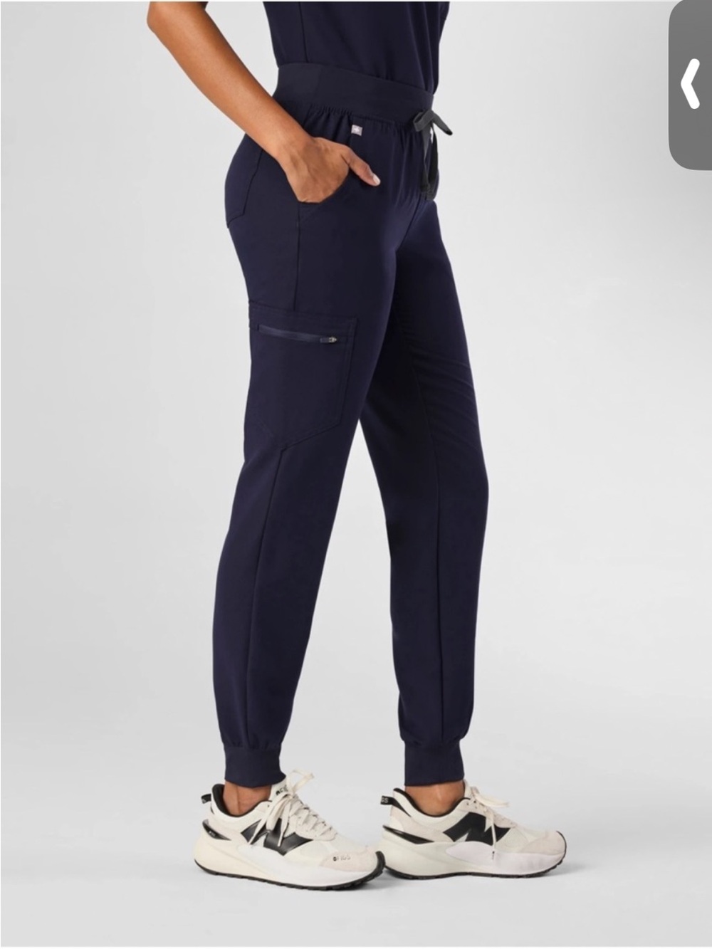 FIGS Zamora Jogger Scrub Pants Navy Blue size Medium PO#1808